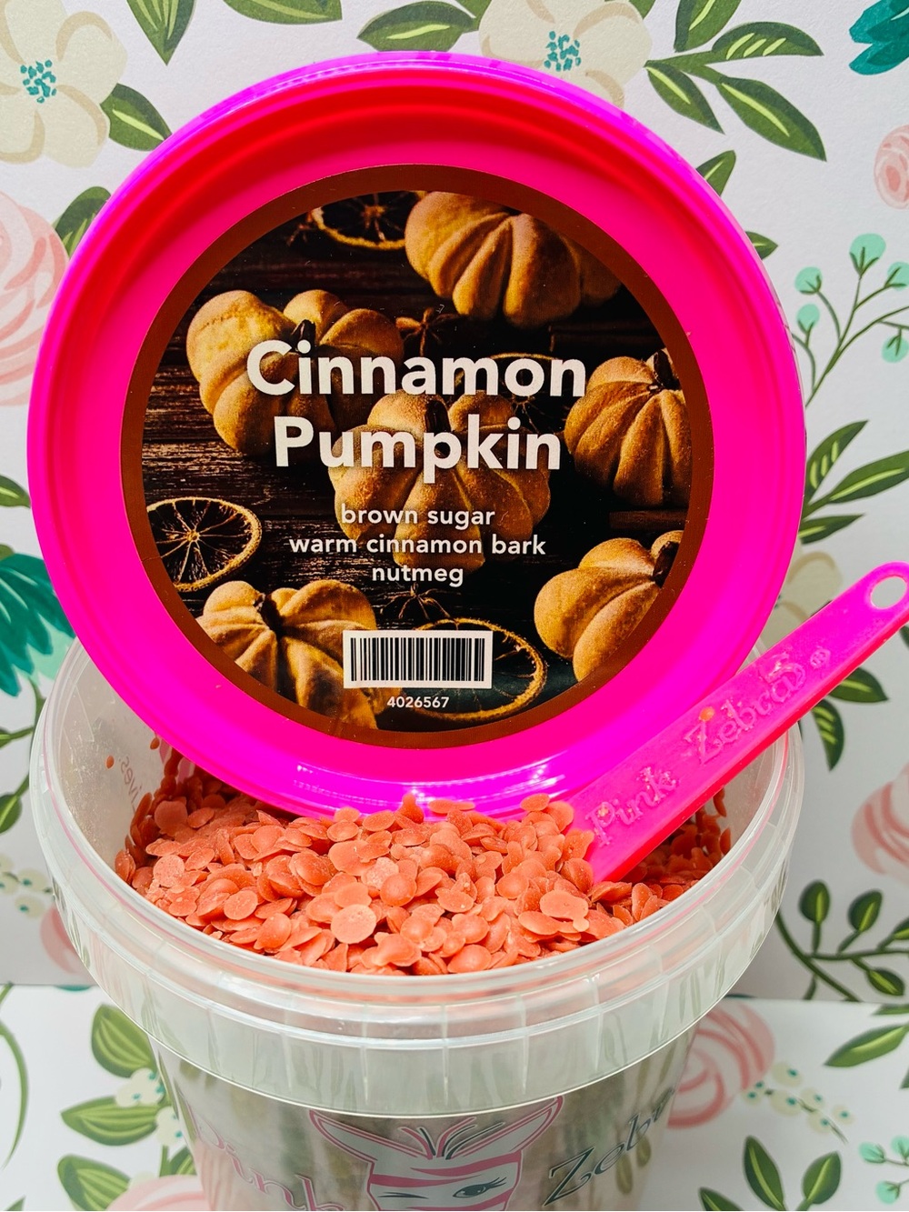 Pink Zebra Sprinkles Wax Melts ✨Cinnamon Pumpkin✨